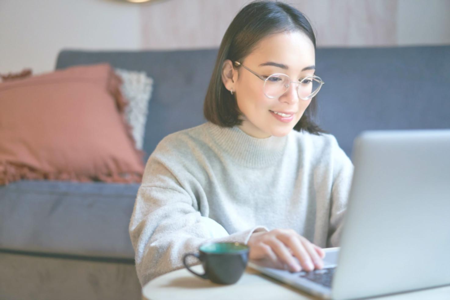 Financial education workspace with learning materials